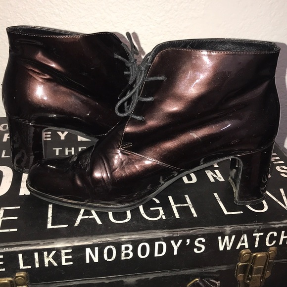 Italian Patent Leather Booties - Picture 3 of 5